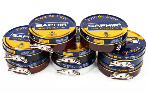 Saphir Pate de Luxe Shoe Polish Wax - Multiple Colors