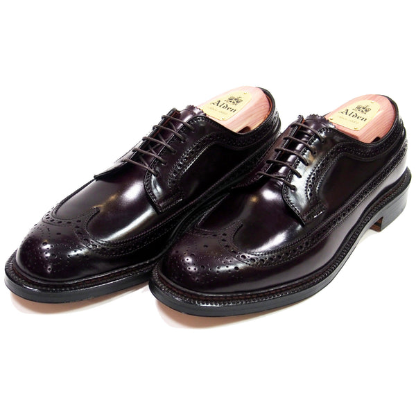 Alden 975 Color 8 Cordovan Long Wing Blucher