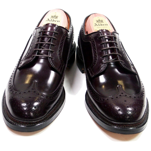 Alden 975 Color 8 Cordovan Long Wing Blucher